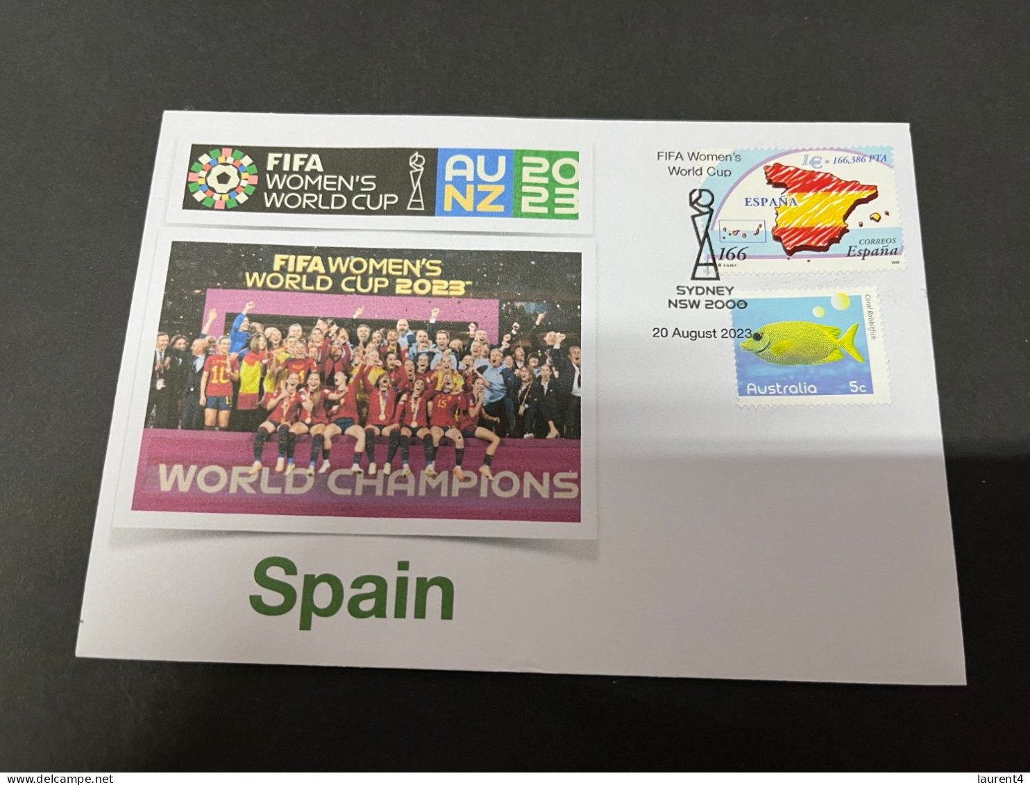 20-8-2023 (2 T 53) FIFA Women's Football World Cup - 2023 World Champion - España / Spain / Espagne / - Andere & Zonder Classificatie