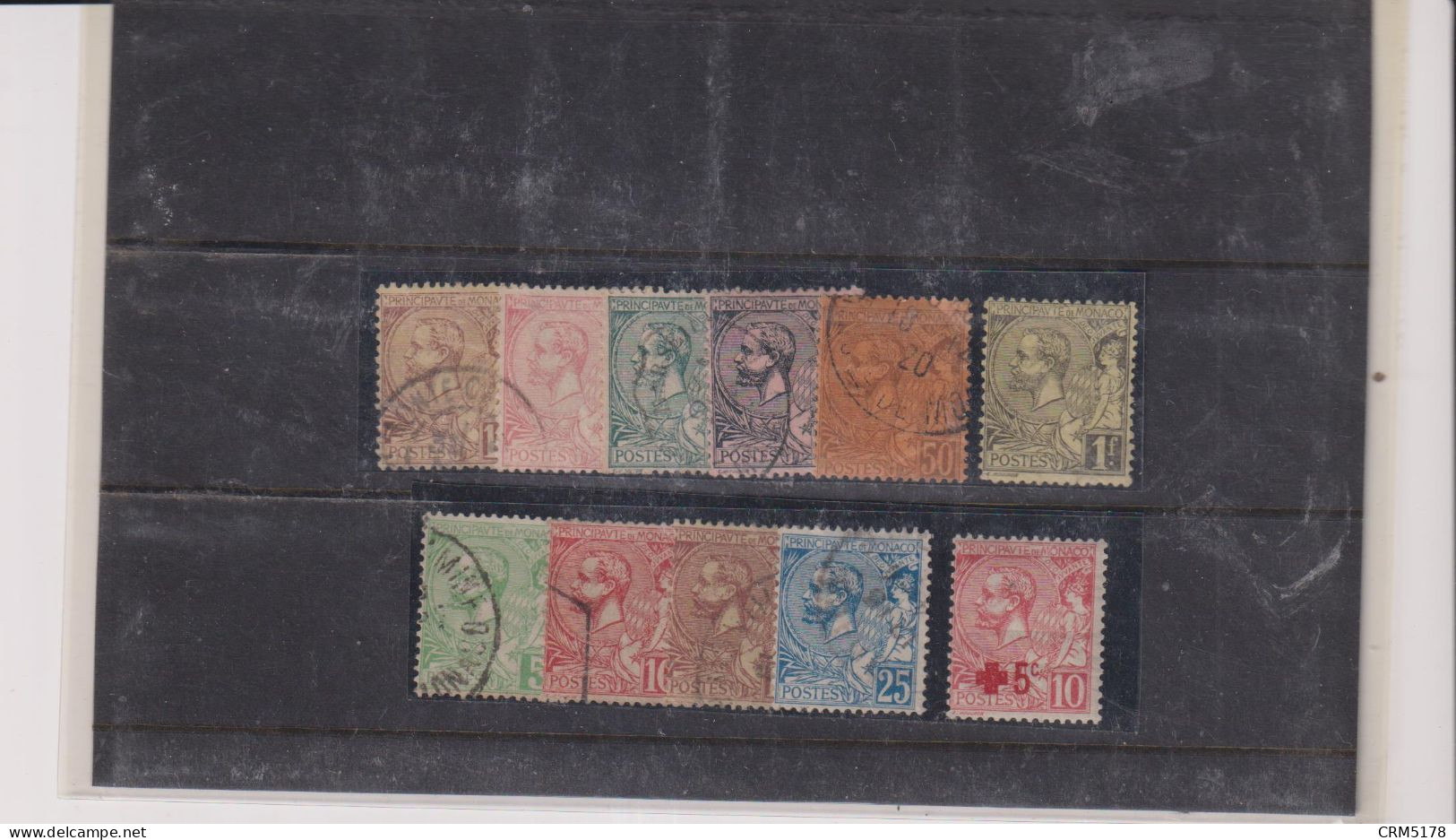 MONACO  - LOT TP N° 14/18-20-22/25-OB- B à TB-  N°26 X-TB-  1891 - Altri & Non Classificati