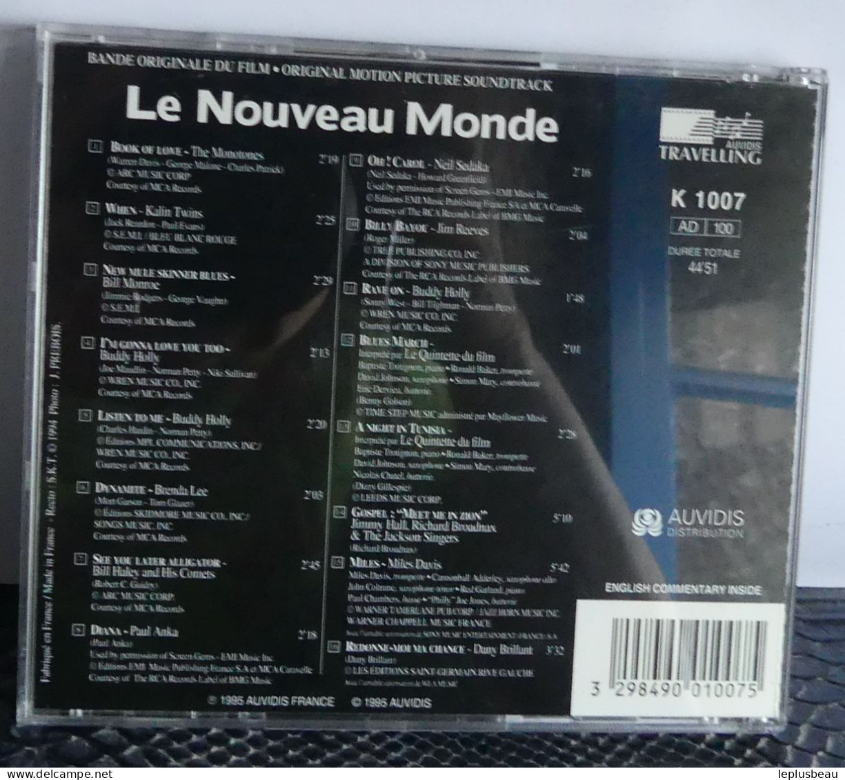 CD Le Nouveau Monde - Filmmuziek