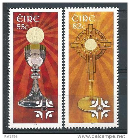 Irlande 2012 N° 2019/2020 Neufs ** Congrès Eucharistique - Unused Stamps