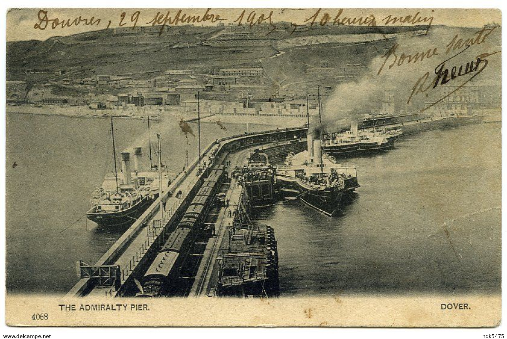 DOVER : THE ADMIRALTY PIER / SAINT VIVIEN DE MEDOC, POSTS TELEGRAPHE - Dover