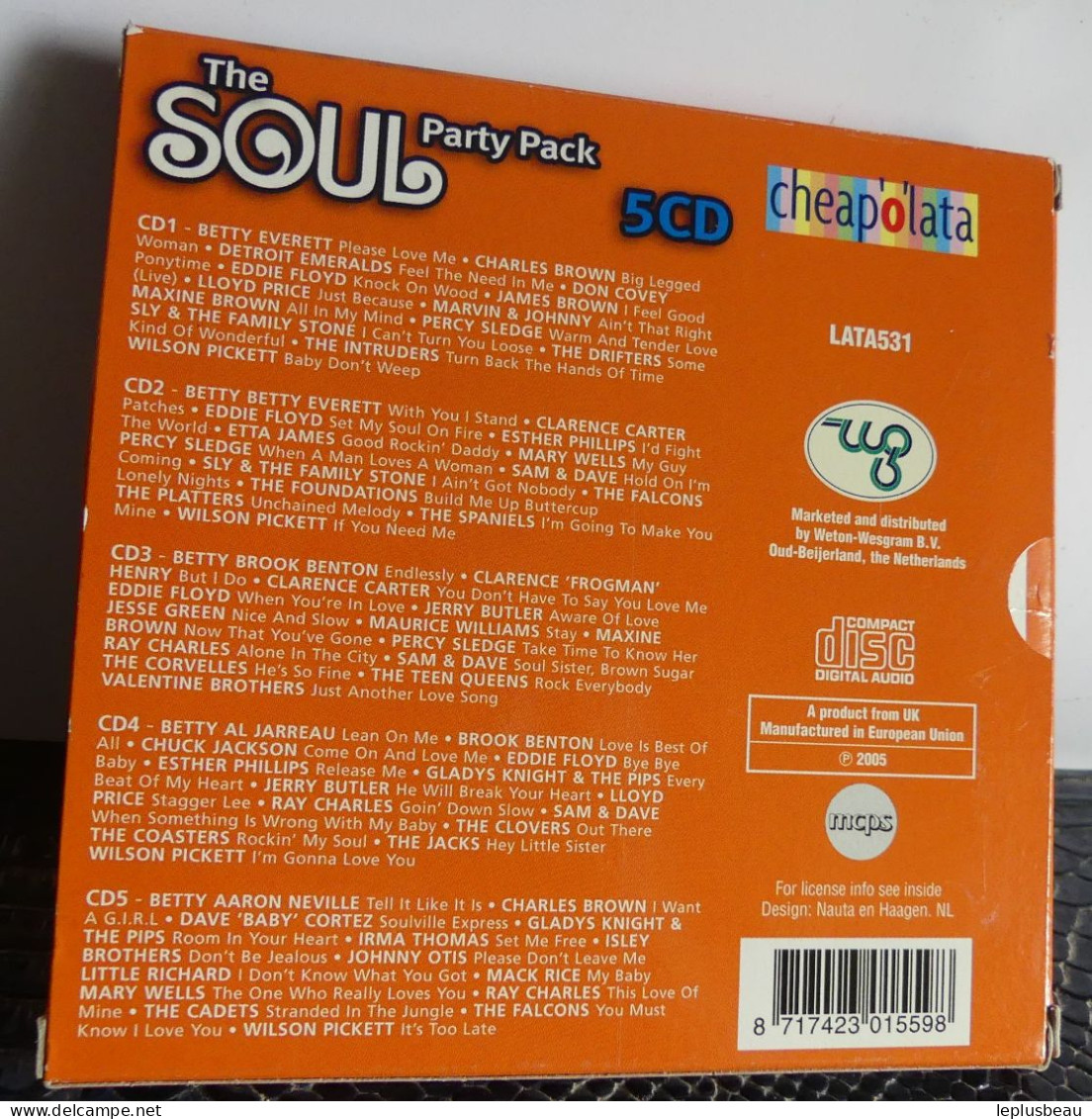 Coffret 5 CD The Soul - Soul - R&B