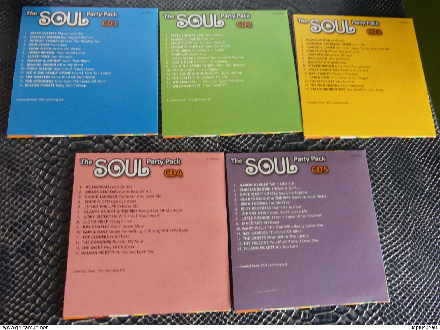 Coffret 5 CD The Soul - Soul - R&B