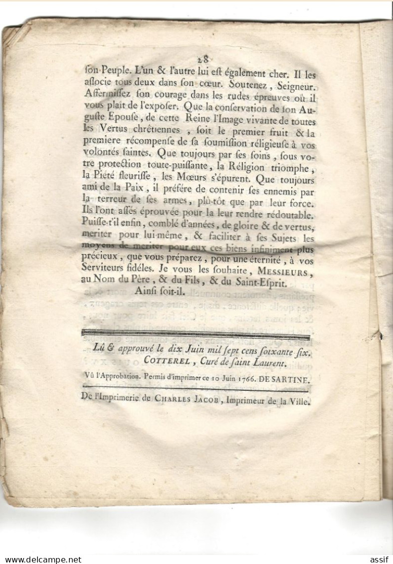 Discours Sur La Délivrance D'Orléans Du Siège Des Anglois En 1429, Par Jeanne D'Arc    .... Colas , édition 1766 - 1701-1800