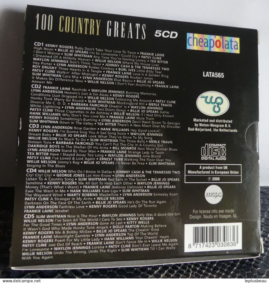 Coffret 5 CD Country - Country Et Folk