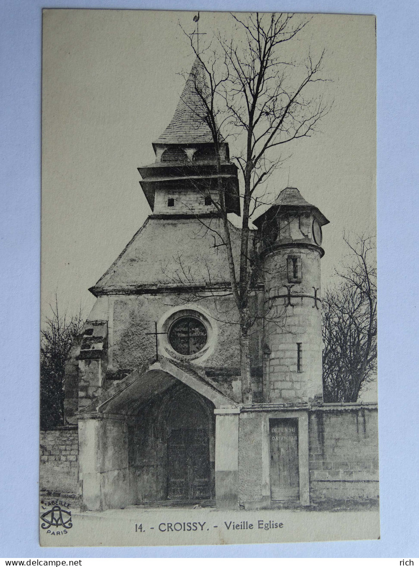 CPA 78 Yvelines - CROISSY - Vieille Eglise - Croissy-sur-Seine