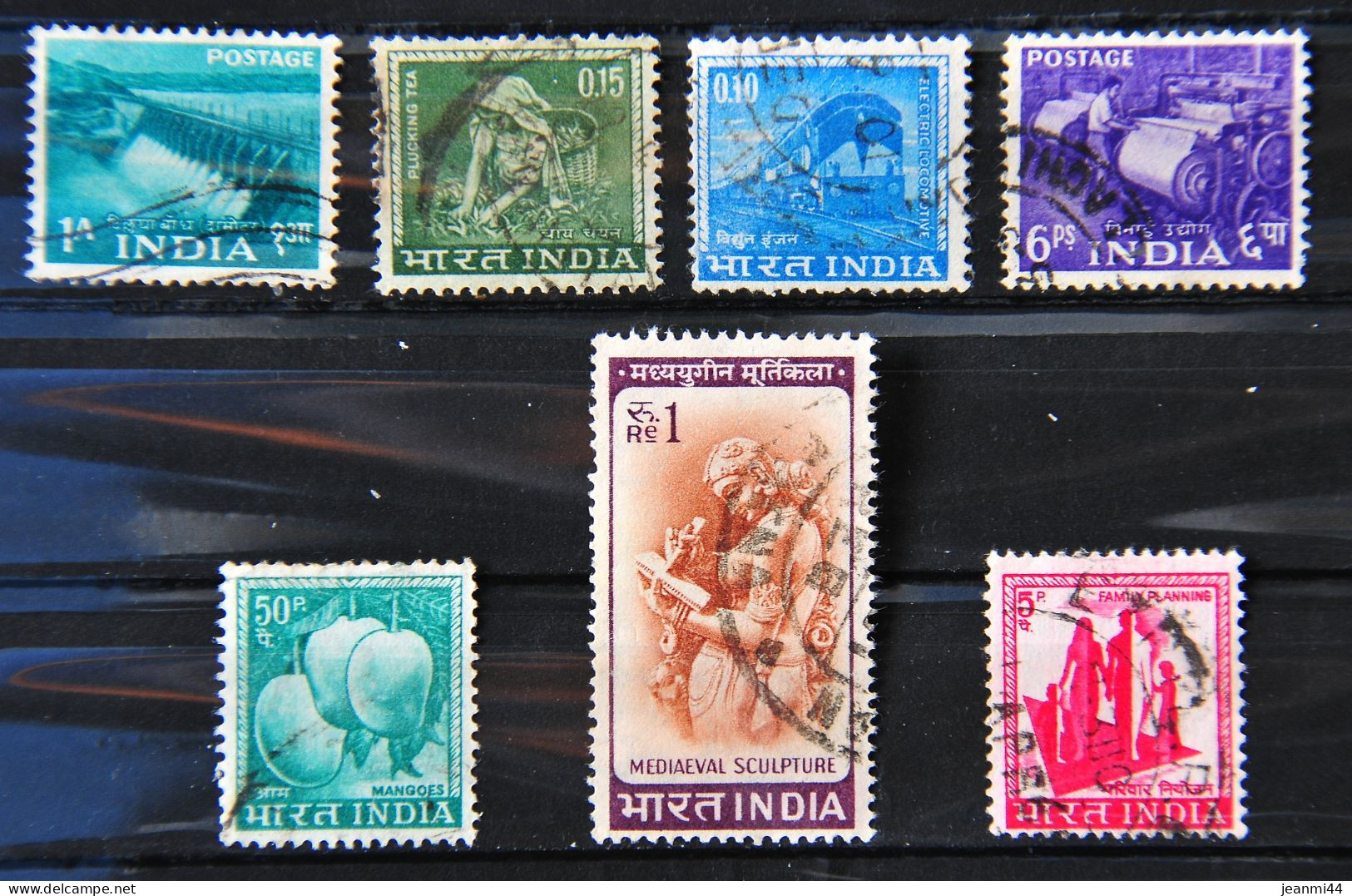 INDE 1960/1969 - Petit Lot De 6 Timbres Oblitérés - Used Stamps