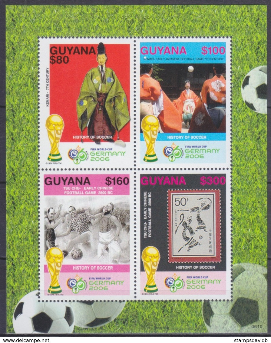 2006	Guyana	7876-79KL	2006 FIFA World Cup In Germany	7,50 € - 2006 – Germany