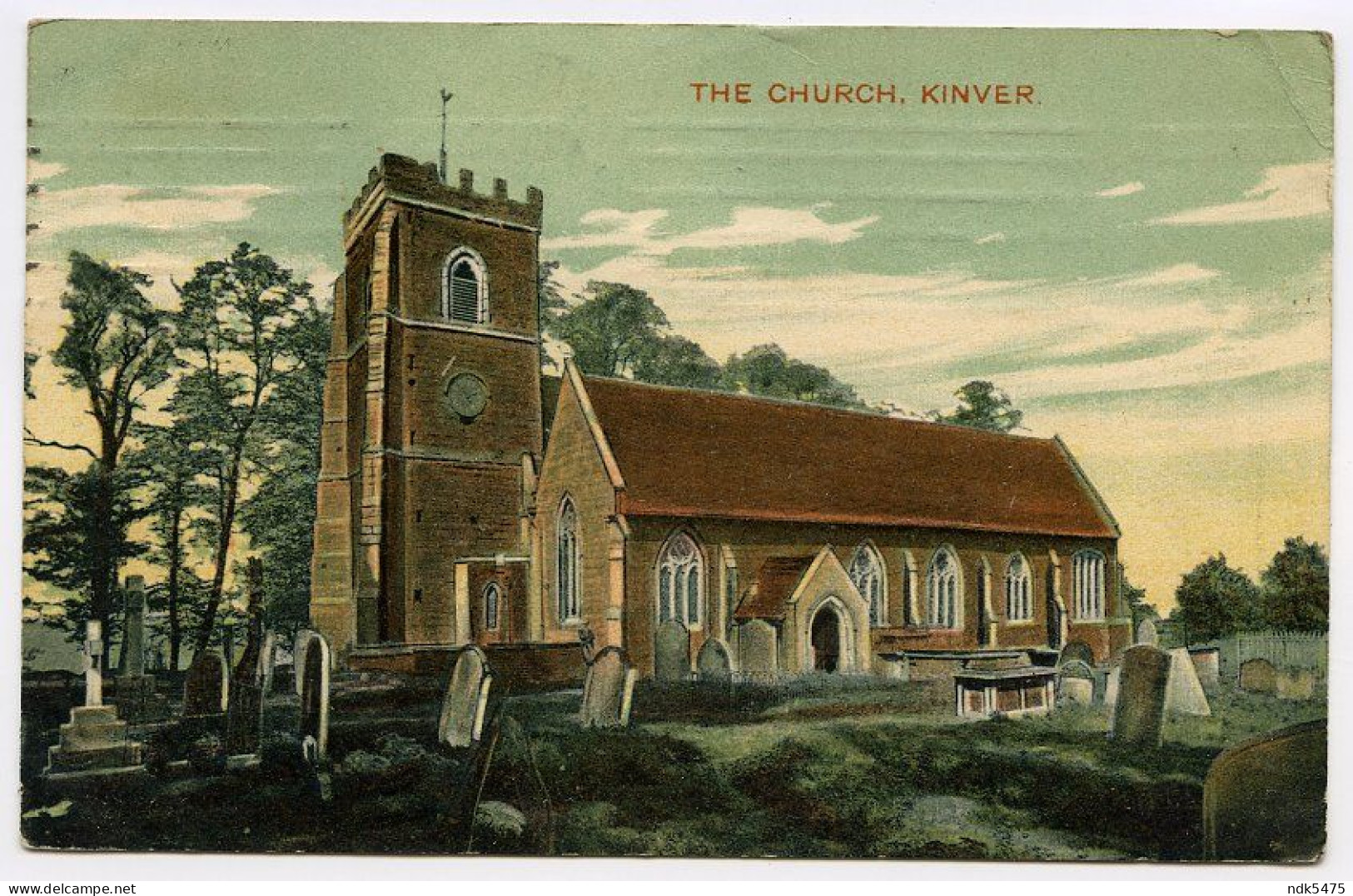 KINVER : THE CHURCH / LE CREUSOT, ROUTE DE COUCHES (BONDOUX) / RAINHILL, ASHLAR MOUNT - Andere & Zonder Classificatie