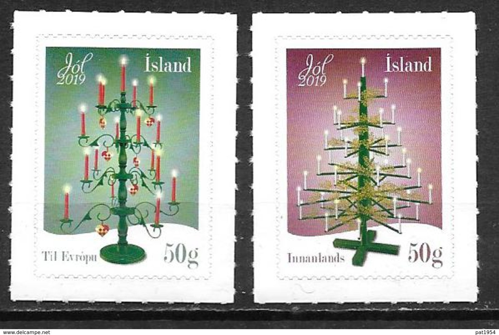 Islande 2019 Série Neuve Noël - Unused Stamps