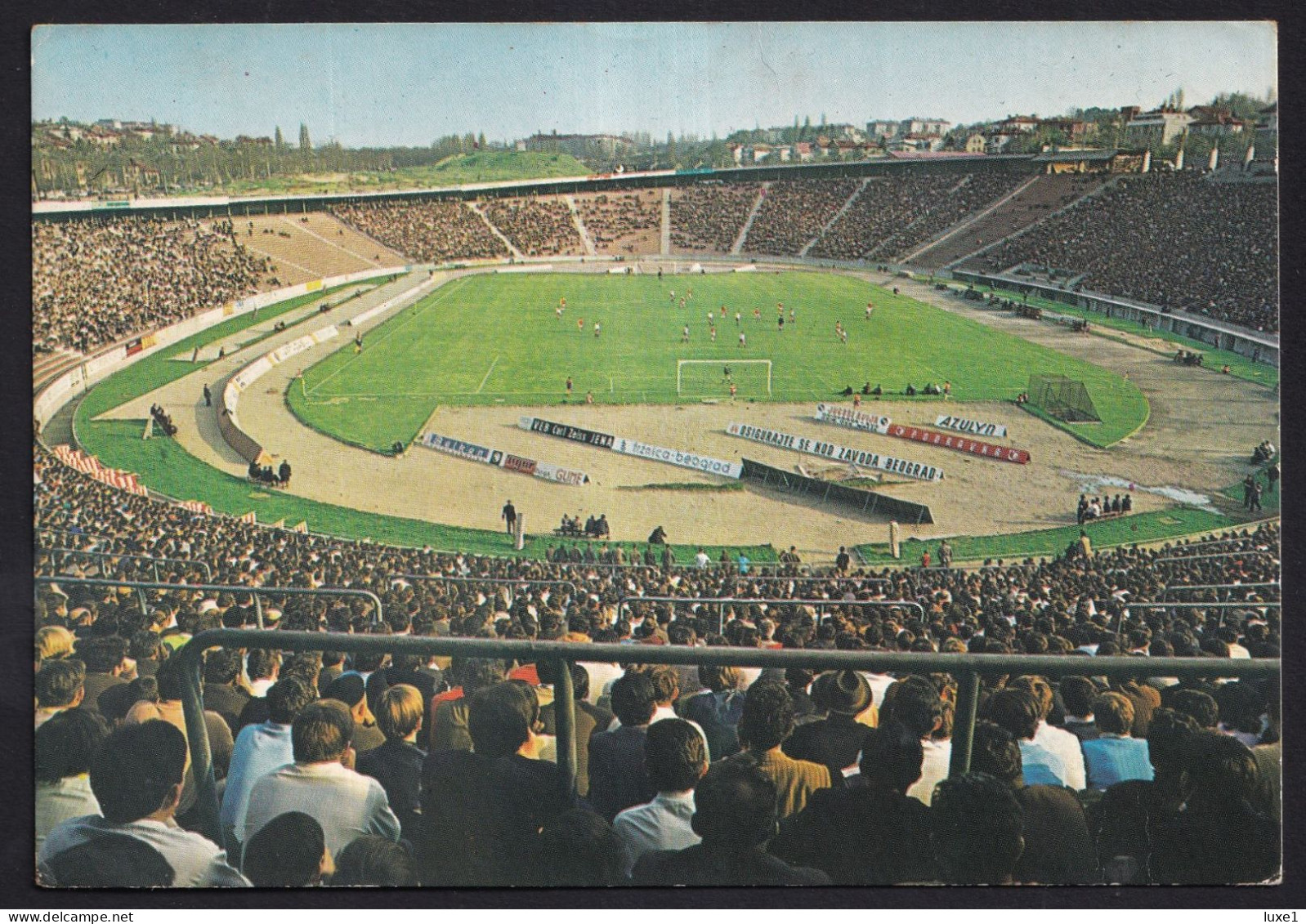 SERBIA ,  BEOGRAD   ,  STADION  ,    OLD  POSTCARD - Serbie