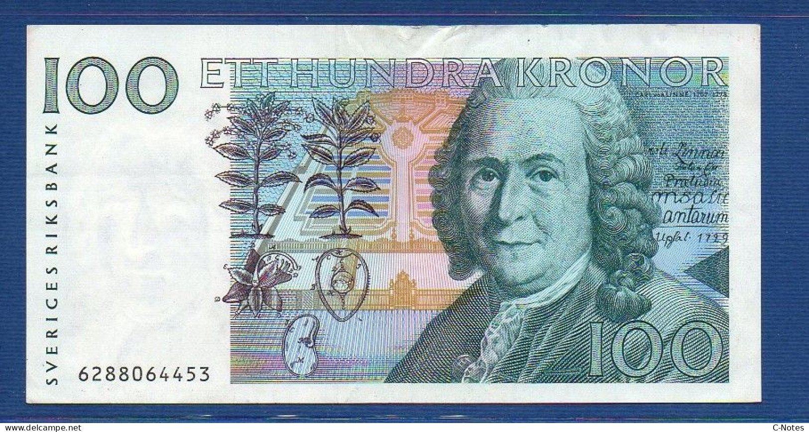 SWEDEN - P.57a – 100 Kronor 1986 VF+, S/n 6288064453 - Suède