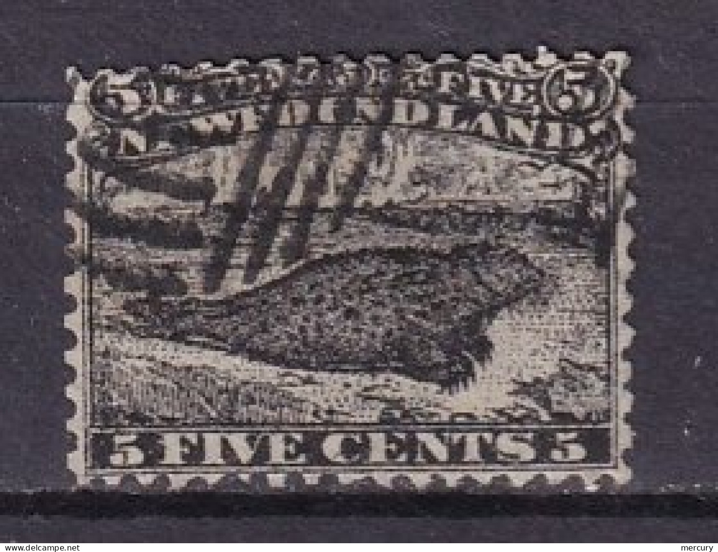 TERRE-NEUVE - 5 C. De 1866/71 FAUX - 1857-1861