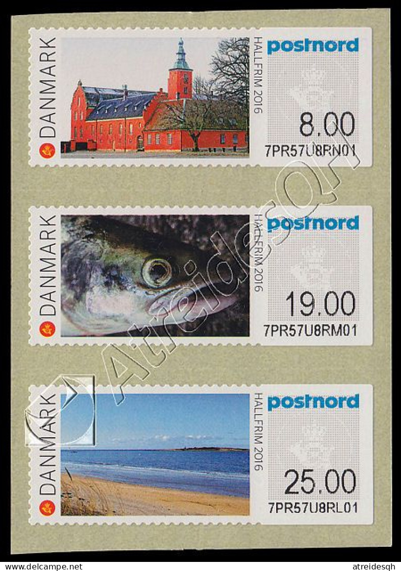 [Q] Danimarca / Denmark 2016: ATM Hallfrim 2016 ** - Timbres De Distributeurs [ATM]