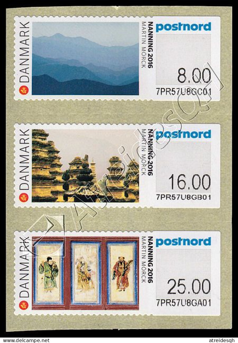 [Q] Danimarca / Denmark 2016: ATM Nanning 2016 ** - Timbres De Distributeurs [ATM]