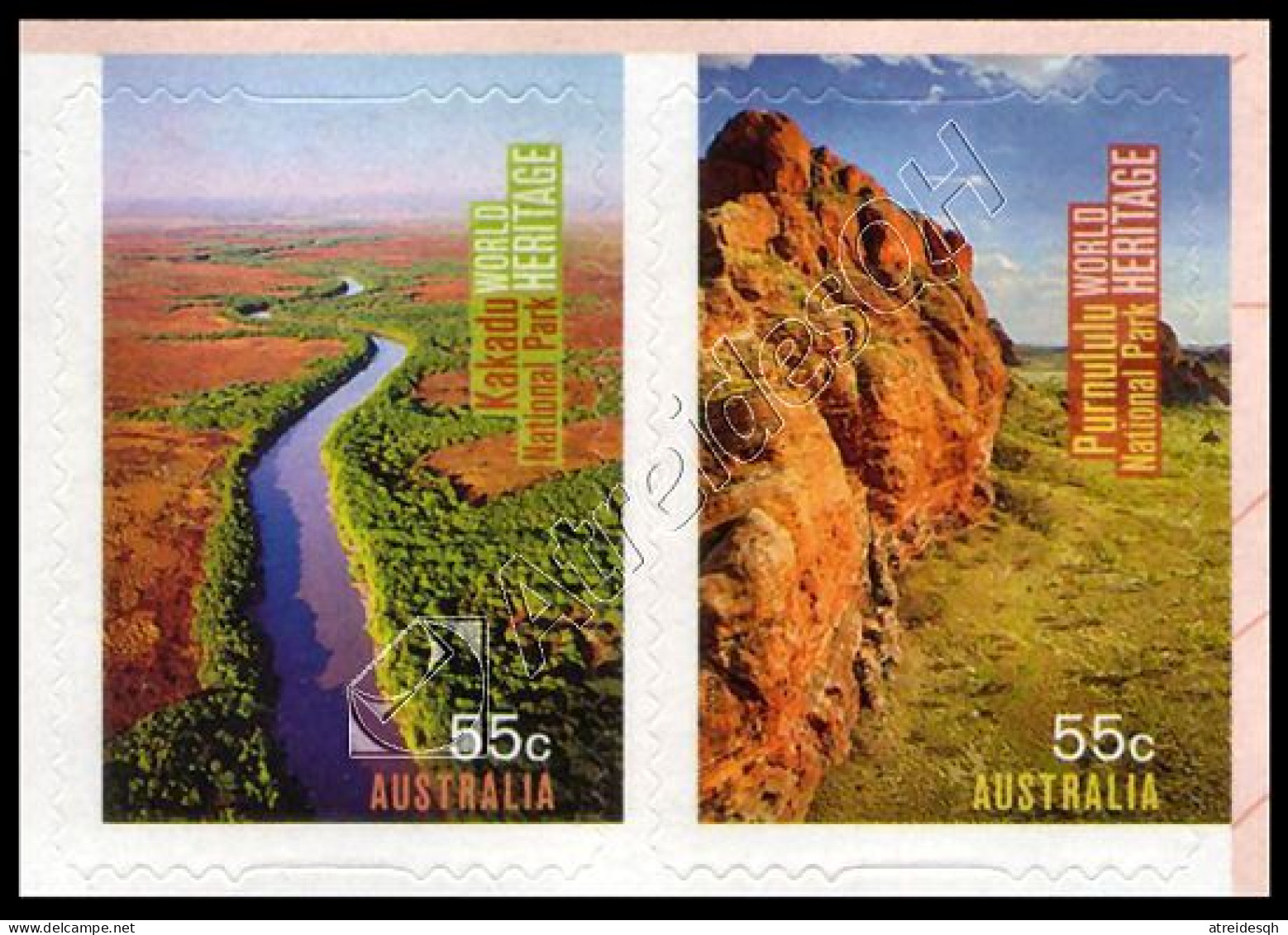 [CL] Australia 2010: 2 Val. Patrimonio Mondiale Autoadesivi / World Heritage Sites, 2 Self-adhesive Stamps ** - Mint Stamps