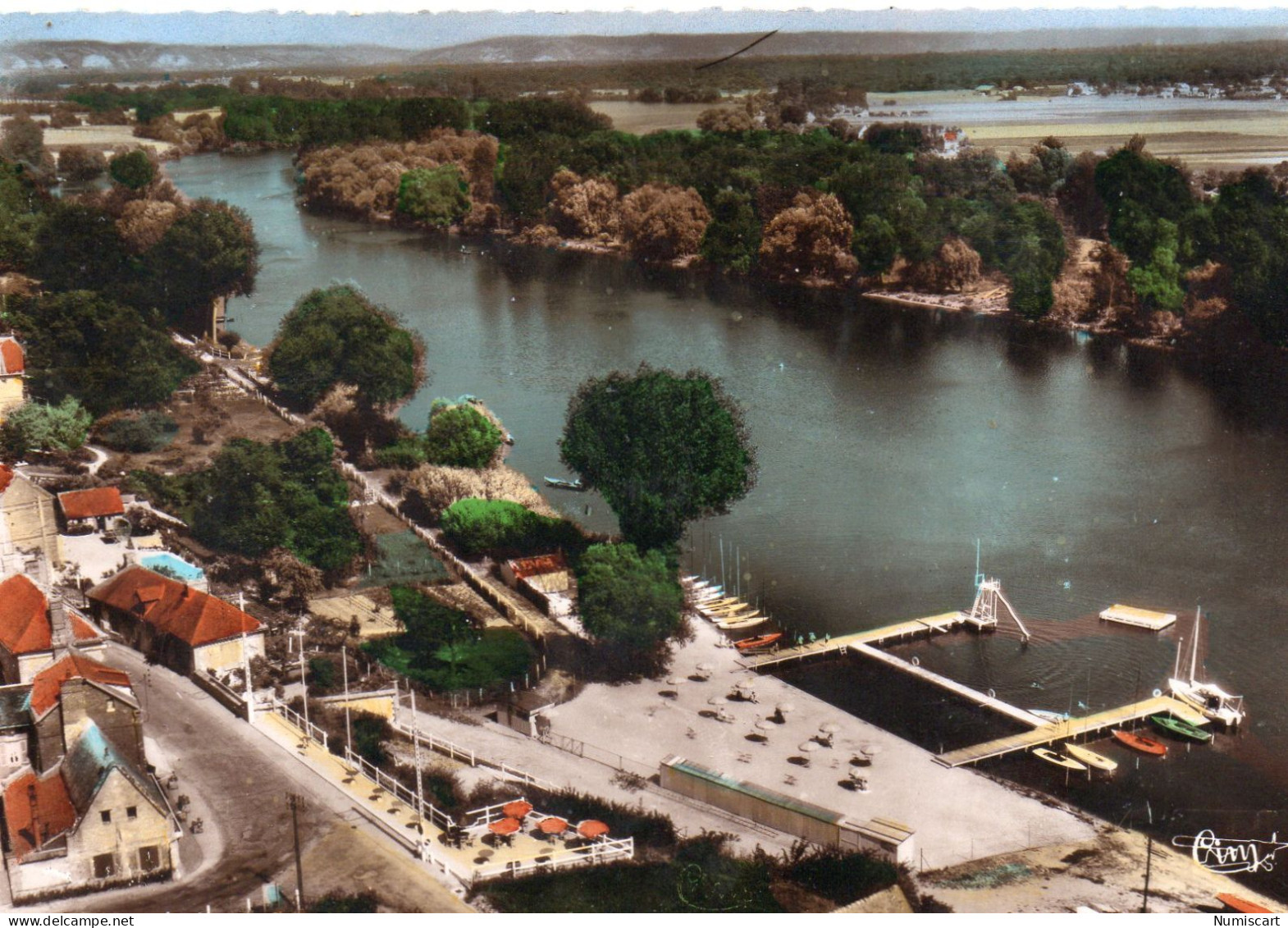 Muids Vue Aérienne Plage - Muids