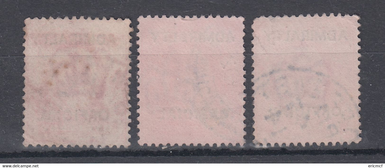 GB 1902 Admiralty Official 1d X3 Used - Officials