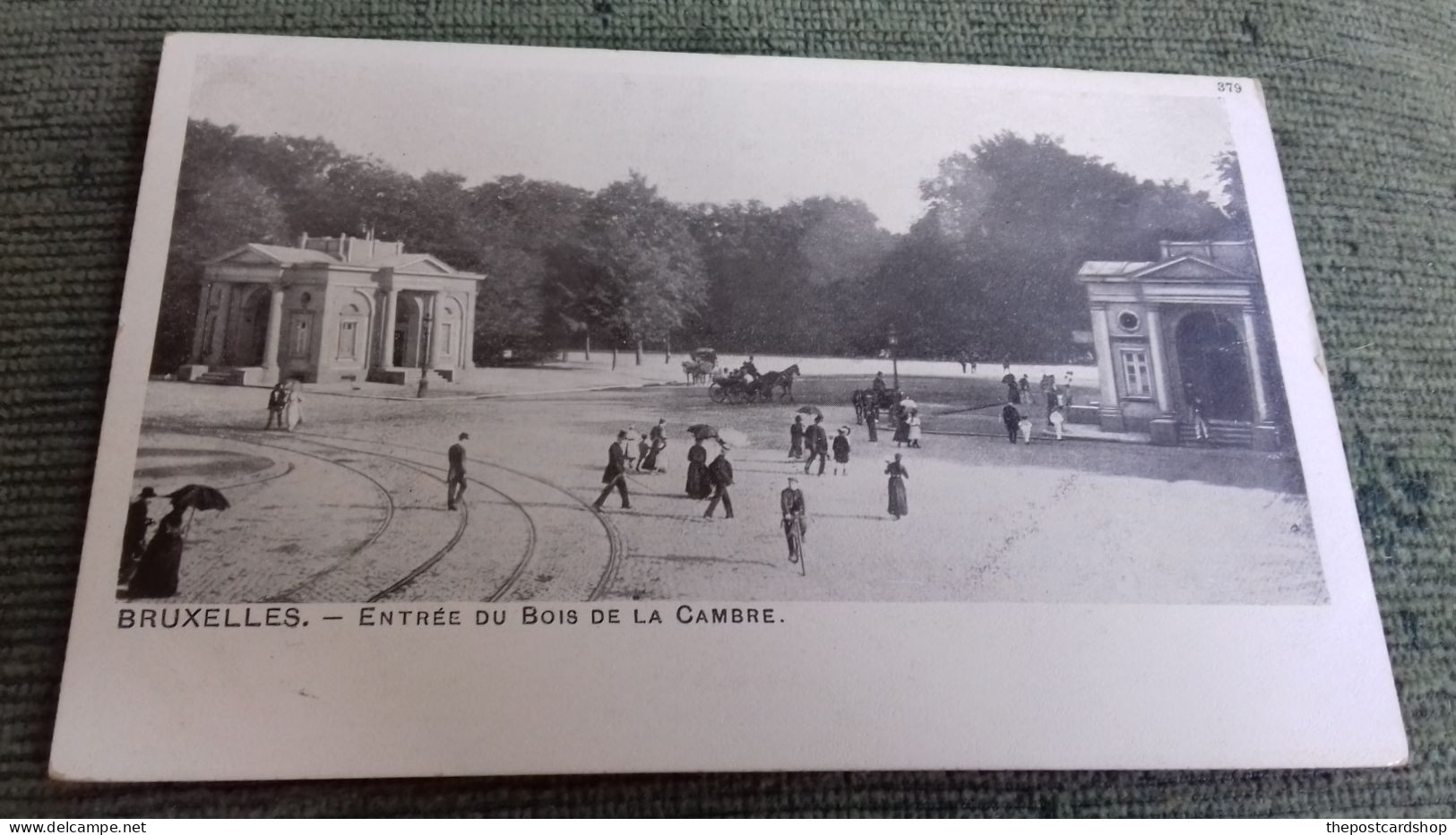 Bruxelles - Entrée Du Bois De La Cambre Early Undivided Back - Ixelles - Elsene