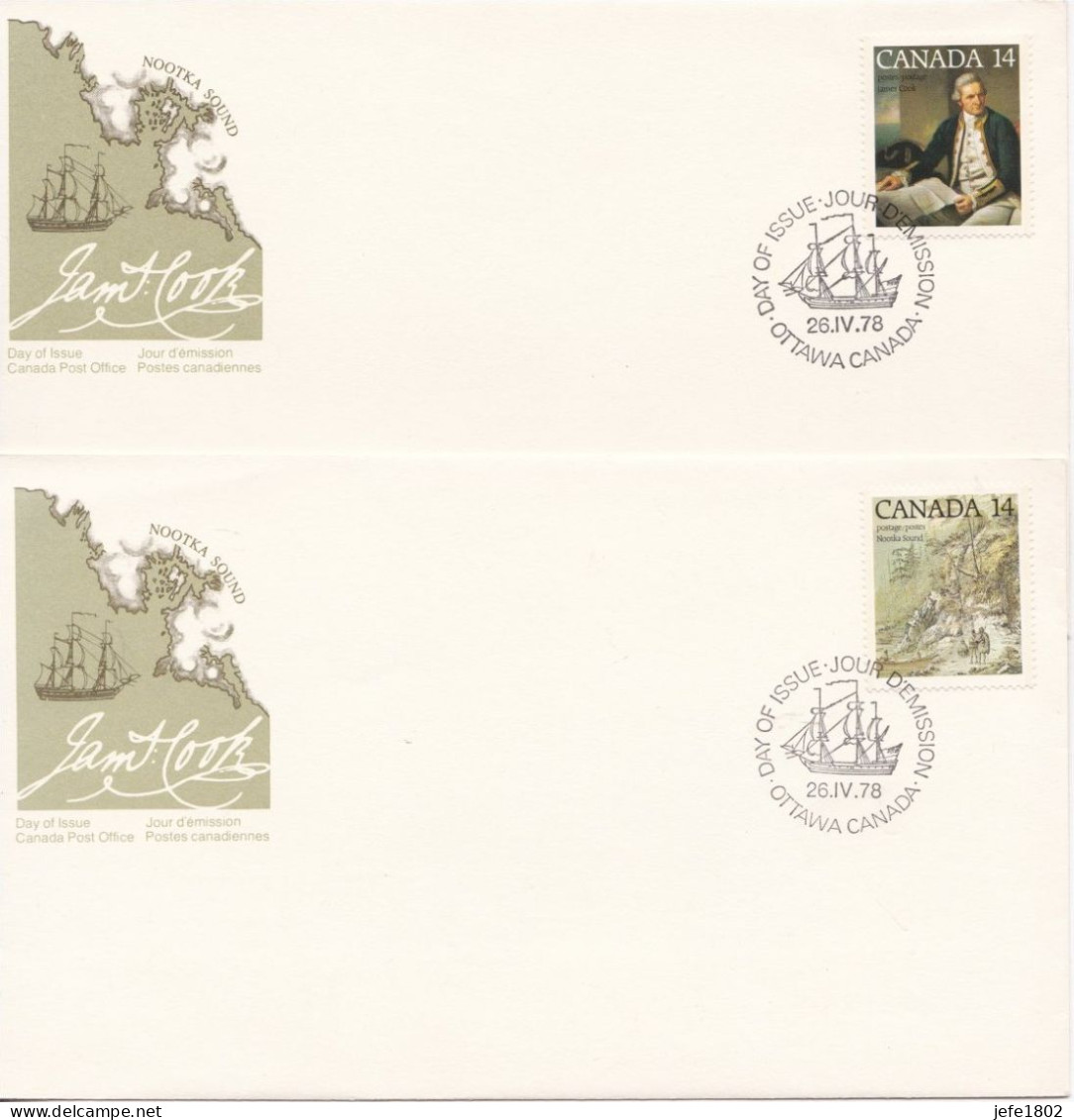 James Cook - Nootka Sound - Lettres & Documents