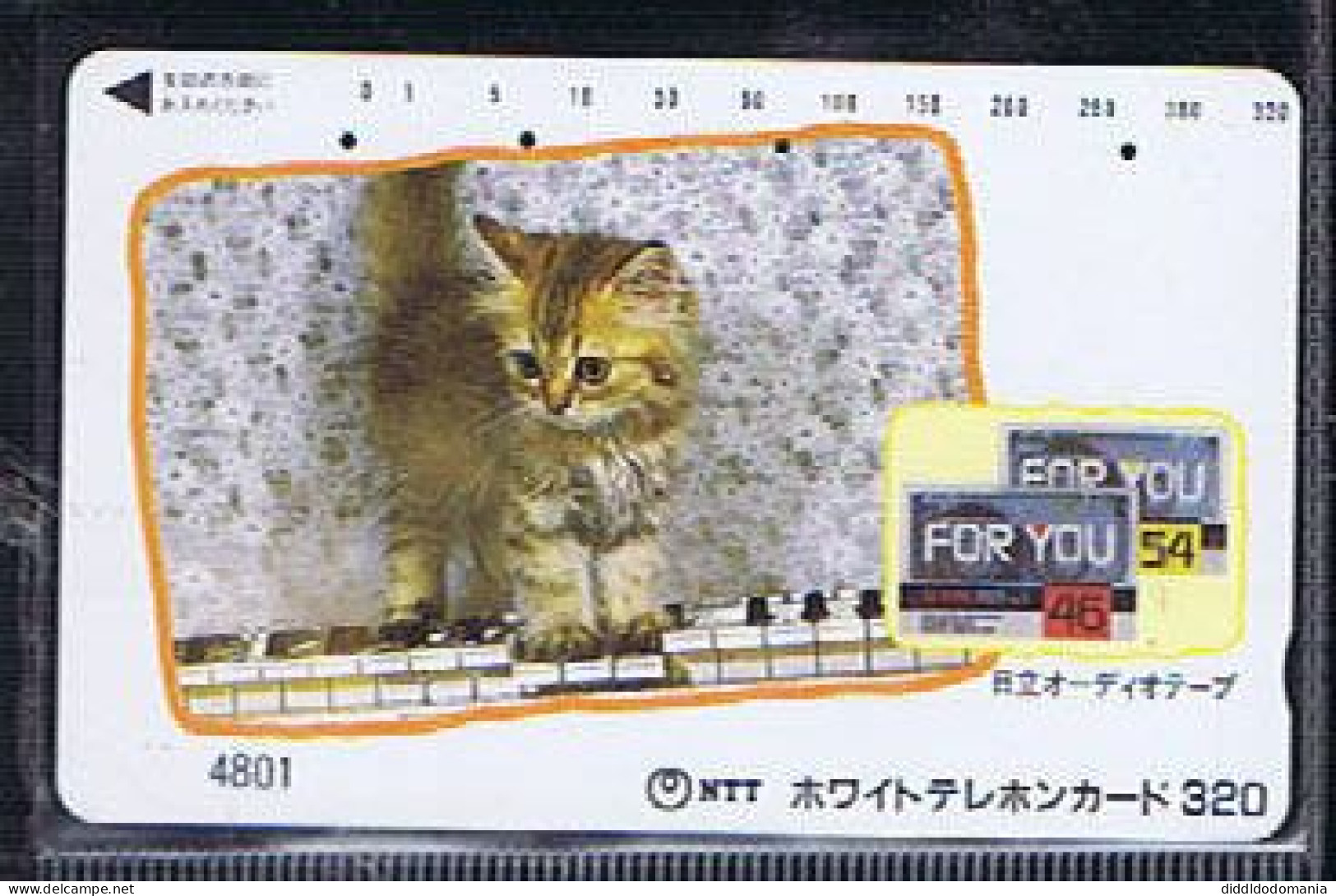 Télécartes Carte Telephonique Phonecard Japon Japan  Telecarte Theme Chat - Cats