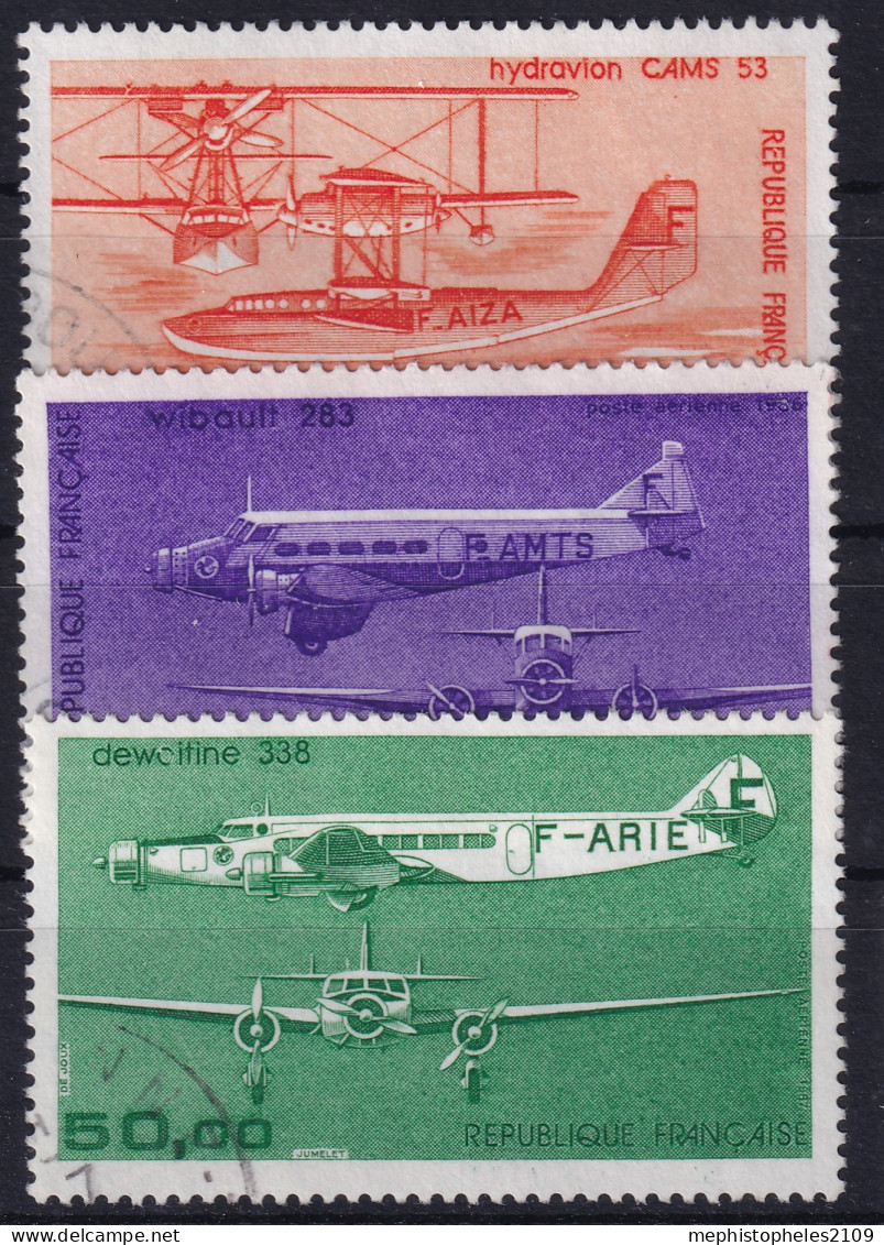 FRANCE 1985-87 - Canceled - YT 58, 59, 60 - Poste Aérienne - 1960-.... Usati