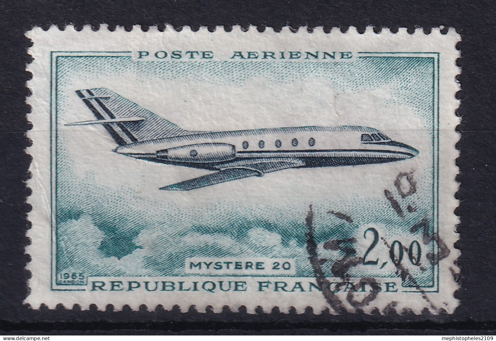 FRANCE 1965 - Canceled - YT 42 - Poste Aérienne - 1960-.... Oblitérés