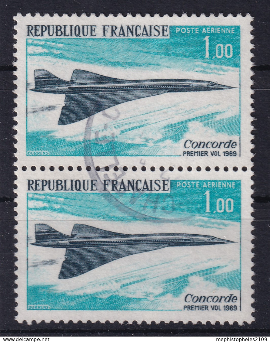 FRANCE 1969 - Canceled - YT 43 - Poste Aérienne - Pair - 1960-.... Used