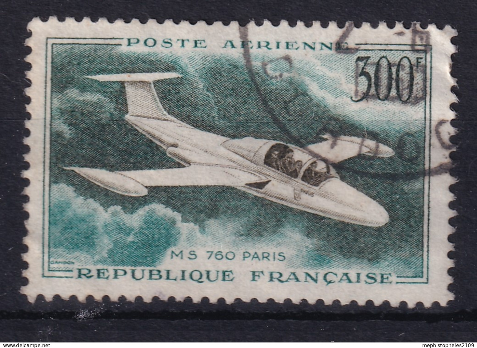 FRANCE 1957 - Canceled - YT 35 - Poste Aérienne - 1960-.... Oblitérés