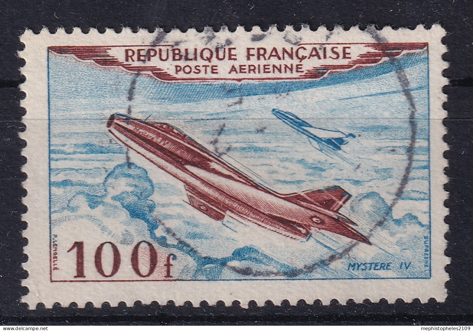 FRANCE 1954 - Canceled - YT 30 - Poste Aérienne - 1927-1959 Oblitérés