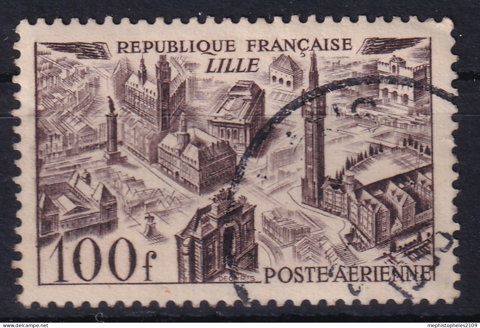 FRANCE 1949 - Canceled - YT 24 - Poste Aérienne - 1927-1959 Oblitérés