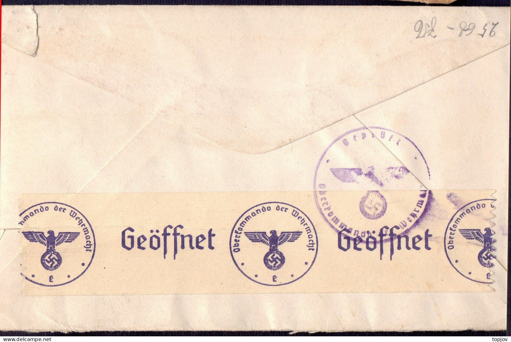 USA - 3c + 2x1c - WINNETT To REICH ZENSURE - 1943 - 1941-60