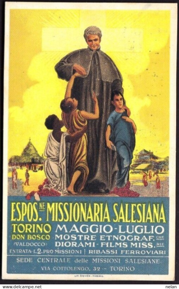 ESPOSIZIONE MISSIONARIA SELESIANA TORINO DON BOSCO  - F.P - Expositions