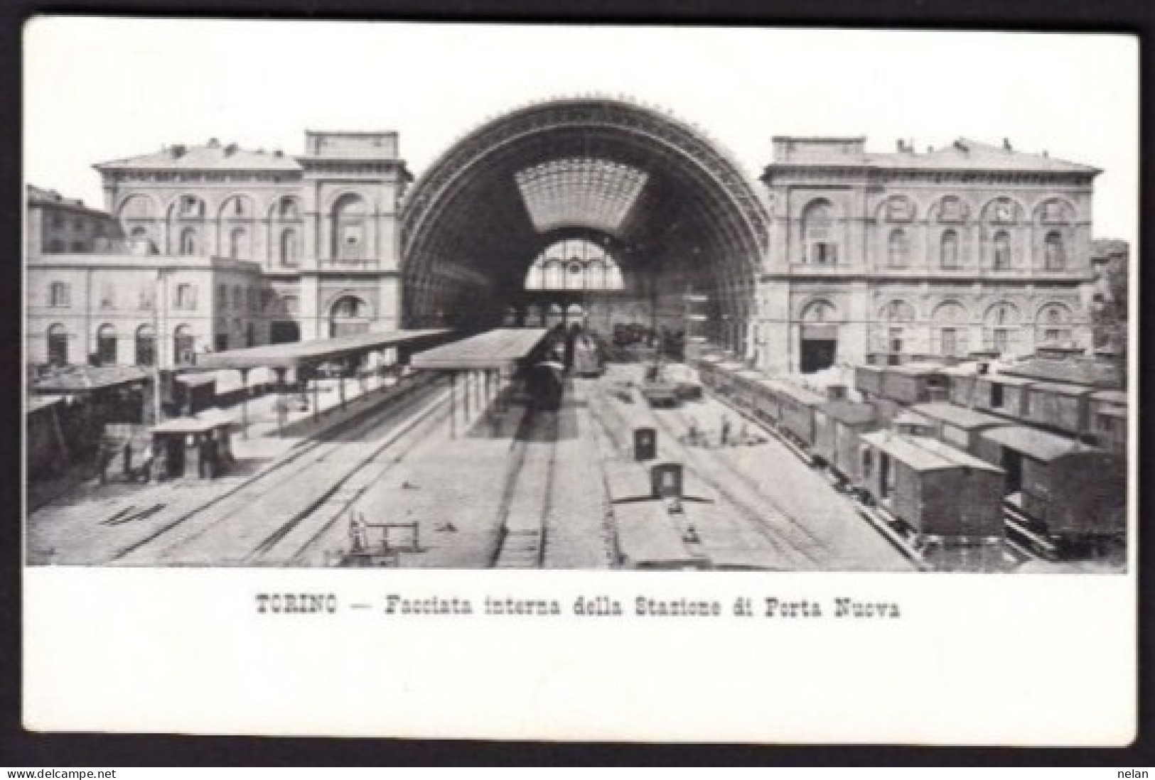 TORINO - FACCIATA INTERNA DELLA STAZIONE DI PORTA NUOVA - F.P - Stazione Porta Nuova