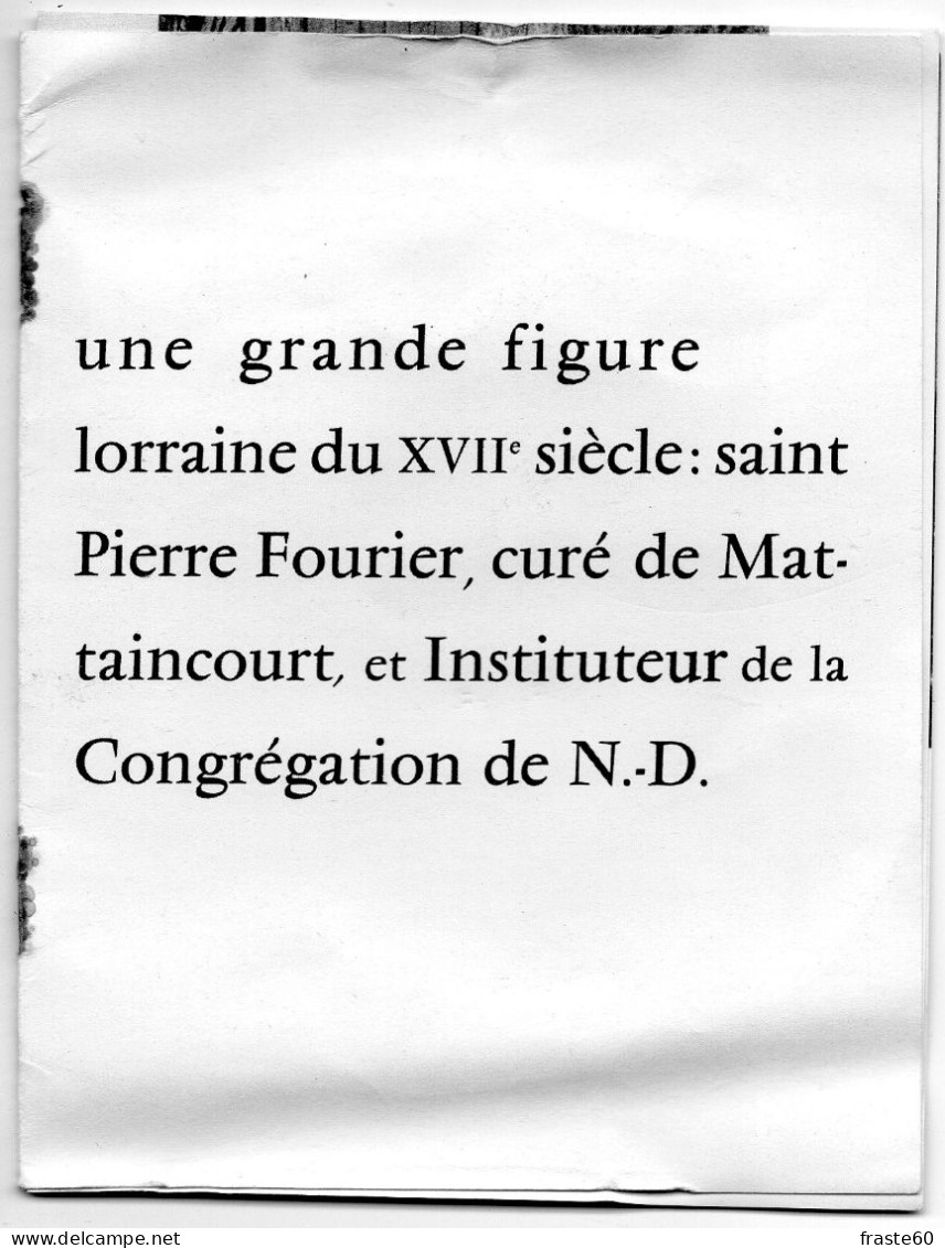 (P) Calendrier De 6 Pages (1964) édité En Hommage à Pierre Fourier Curé De Mattaincourt (Vosges) - Big : 1961-70