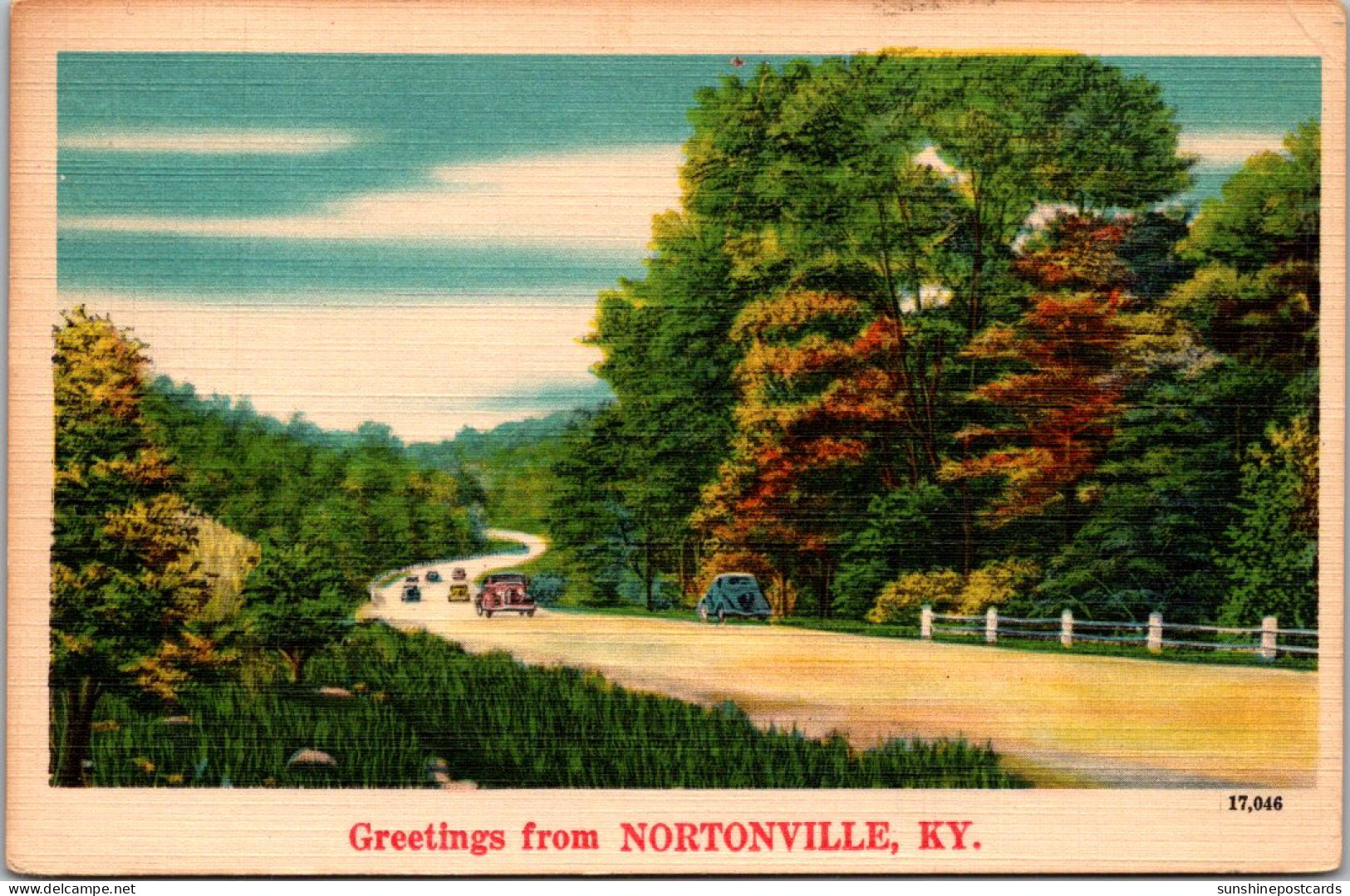 Kentucky Greetings From Nortonville 1950 - Louisville