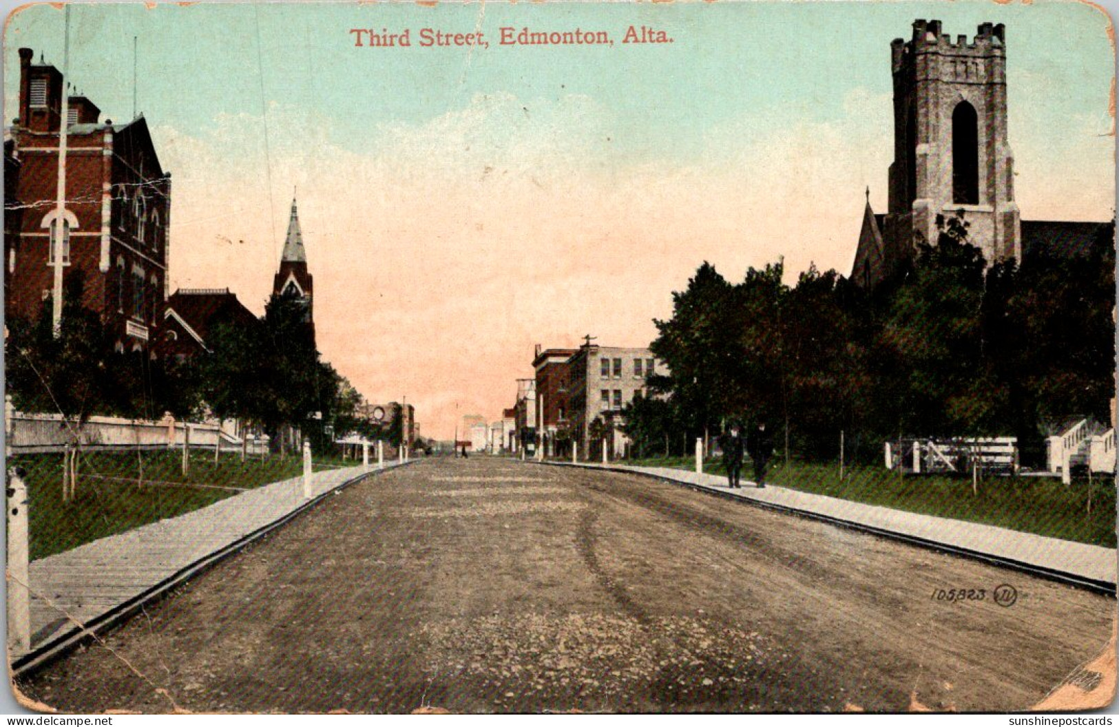 Canada Alberta Edmonton Third Street 1911 - Edmonton