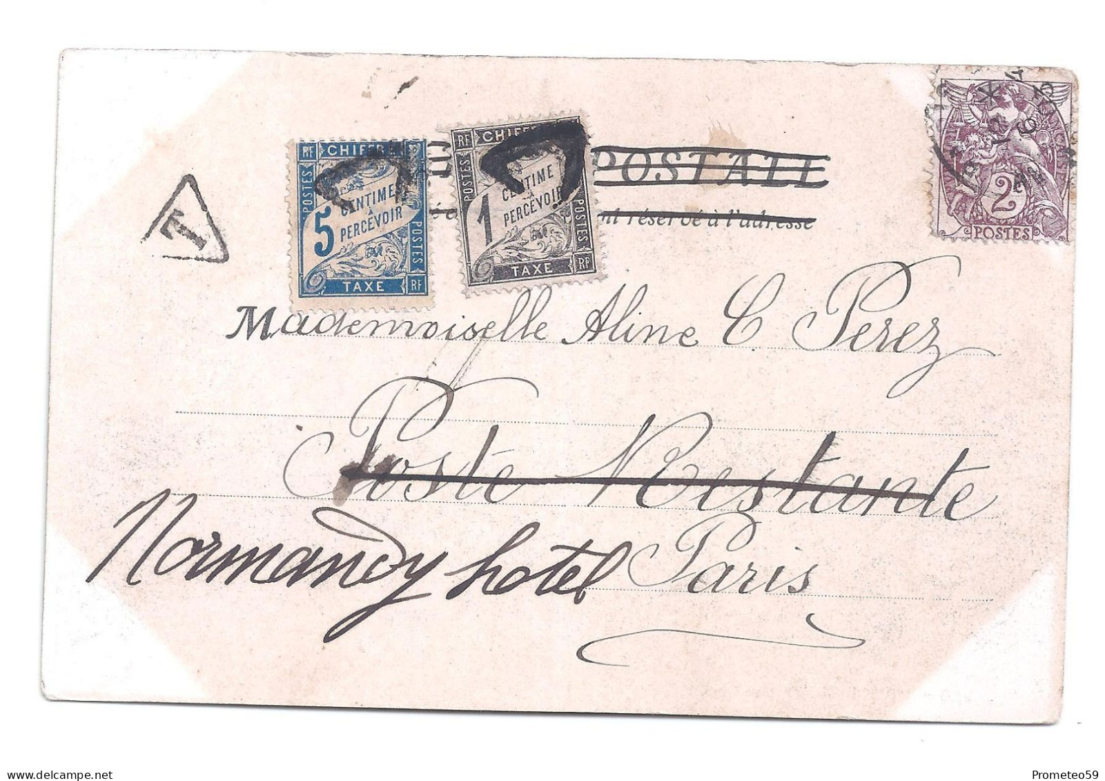 Antigua Postal Postcard “Vue Prise De La Terrasse – Montecarlo” – Mónaco – Usada Con 3 Estampillas Valiosas Y Franqueo - Terraces