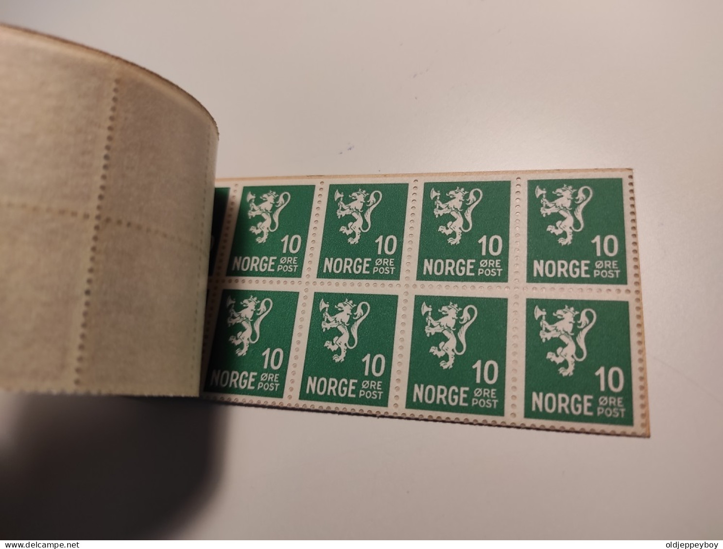 NORWAY, 1941, Booklet 20B H, 3.50 Kr, 5, 10, 20 Normal Very Fine, Rare Item, Postfris - Booklets