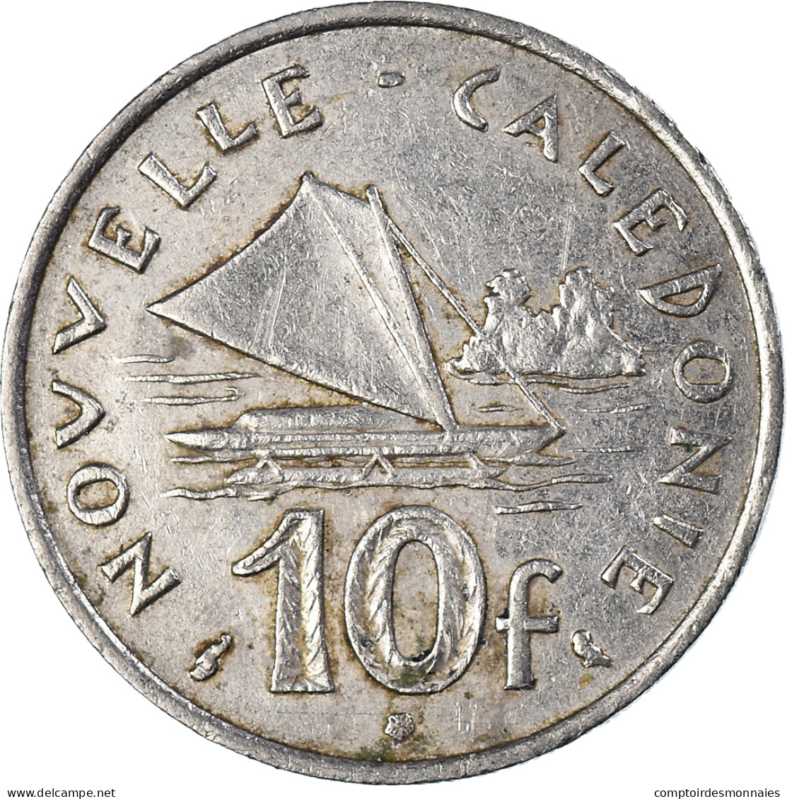 Monnaie, Nouvelle-Calédonie, 10 Francs, 1970 - New Caledonia