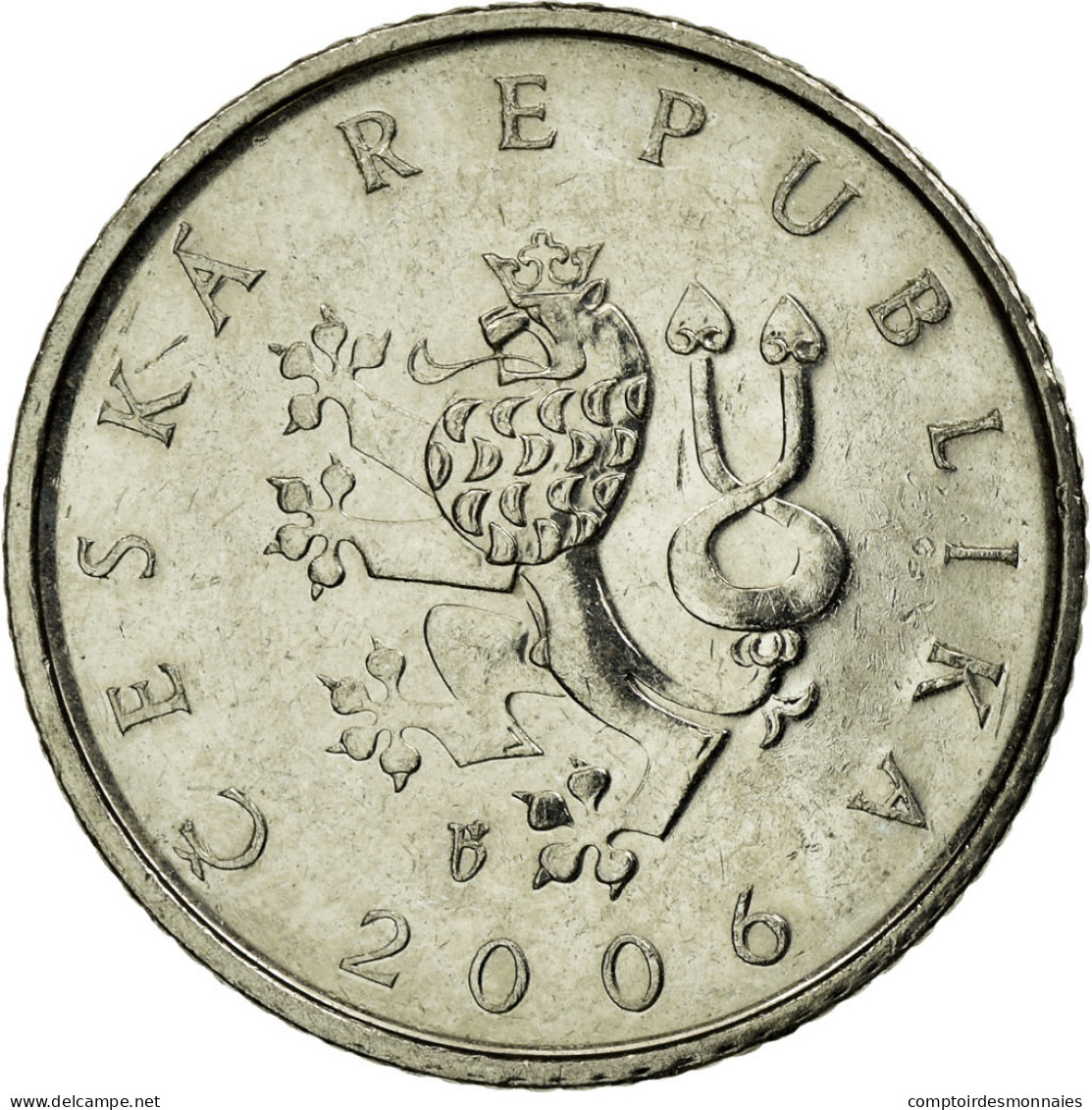 Monnaie, République Tchèque, Koruna, 2006, TTB, Nickel Plated Steel, KM:7 - Tchéquie