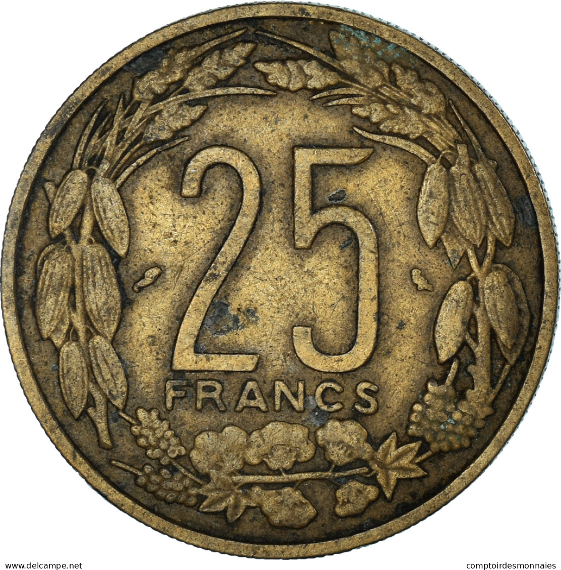 Monnaie, Afrique Équatoriale, 25 Francs, 1962 - Kameroen