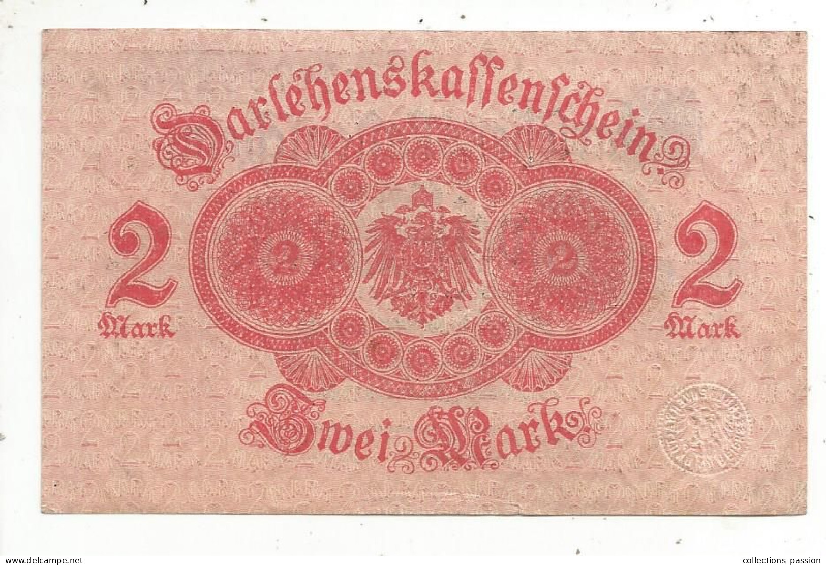 Billet , Allemagne, Swei, 2 Mark, 1914, 2 Scans, SUP - Sonstige & Ohne Zuordnung