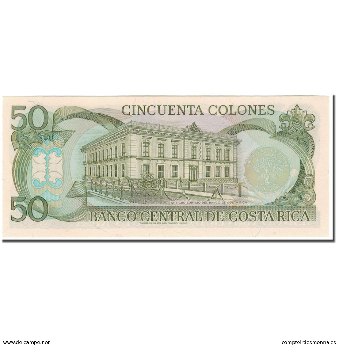 Billet, Costa Rica, 50 Colones, 1992-07-29, KM:257a, NEUF - Costa Rica