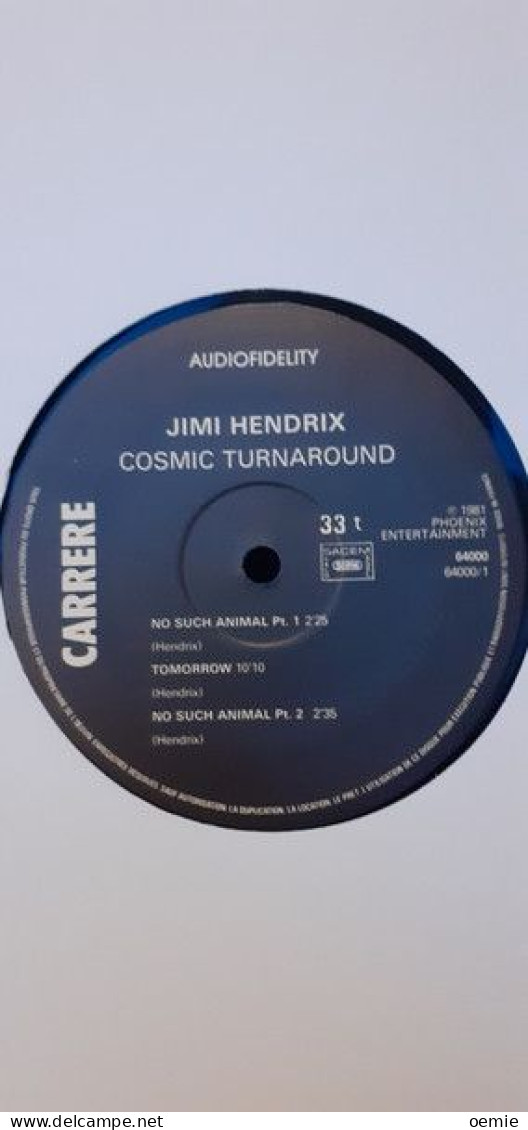 JIMI  HENDRIX  ° COSMIC  TURNAROUND    ( 1981 ) - Otros - Canción Inglesa