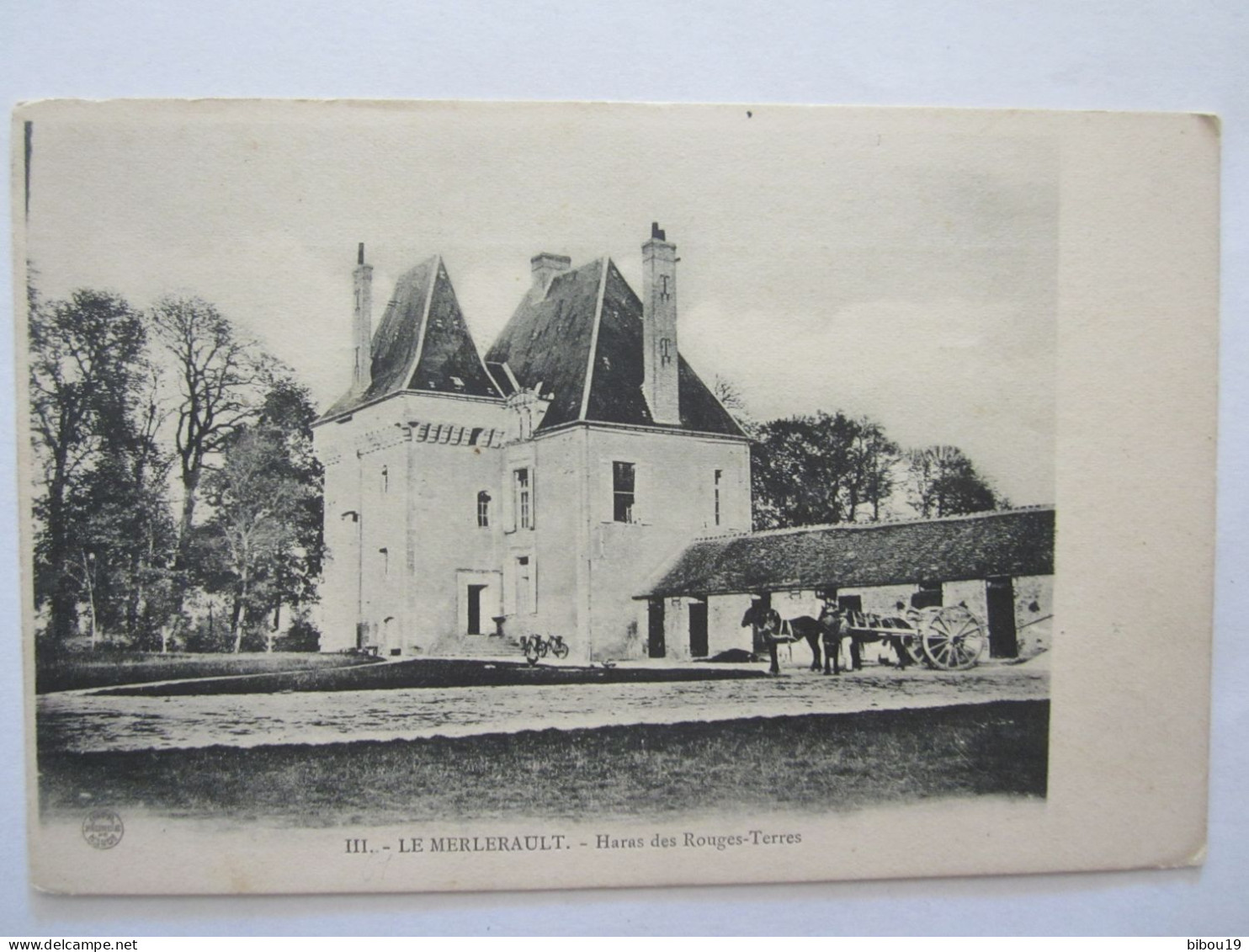 CPA LE MERLERAULT HARAS DES ROUGES TERRES - Le Merlerault