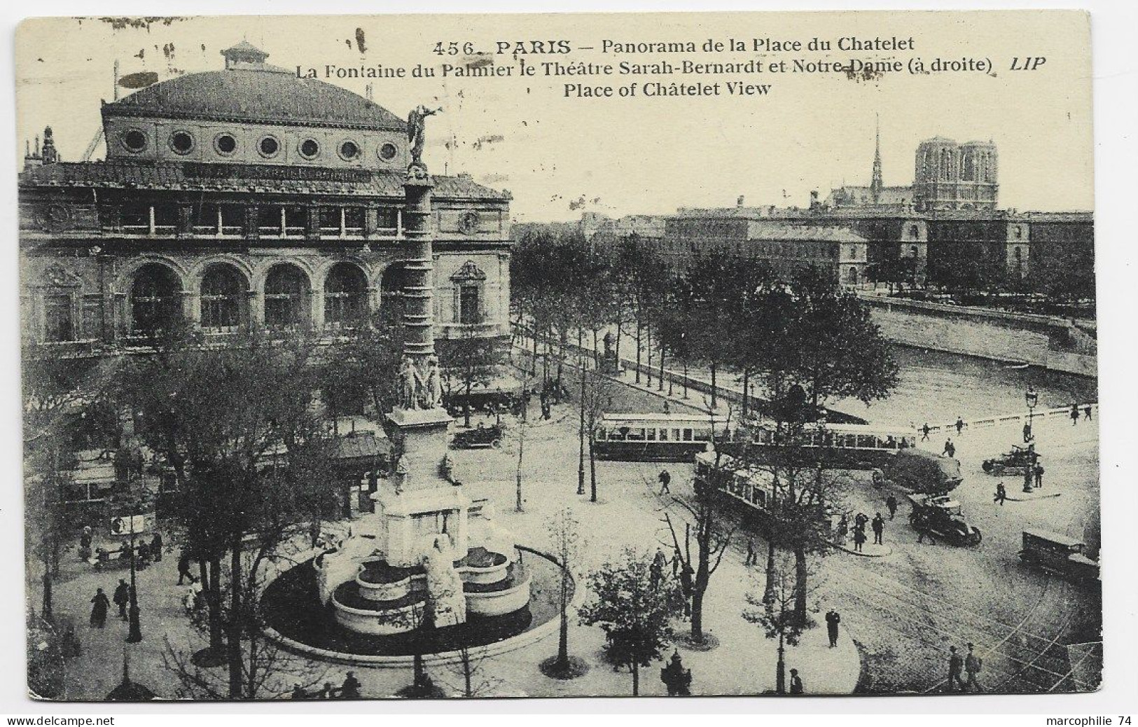 FRANCE N° 159 CARTE MEC FLIER JEUX OLYMPIQUES PARIS DEPART 6.IV.1924 - Sommer 1924: Paris