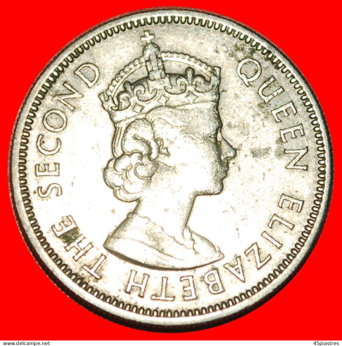 * GREAT BRITAIN (1957-1965): FIJI  1 SHILLING 1965 SHIP! ELIZABETH II (1953-2022) ·  LOW START · NO RESERVE! - Fidschi