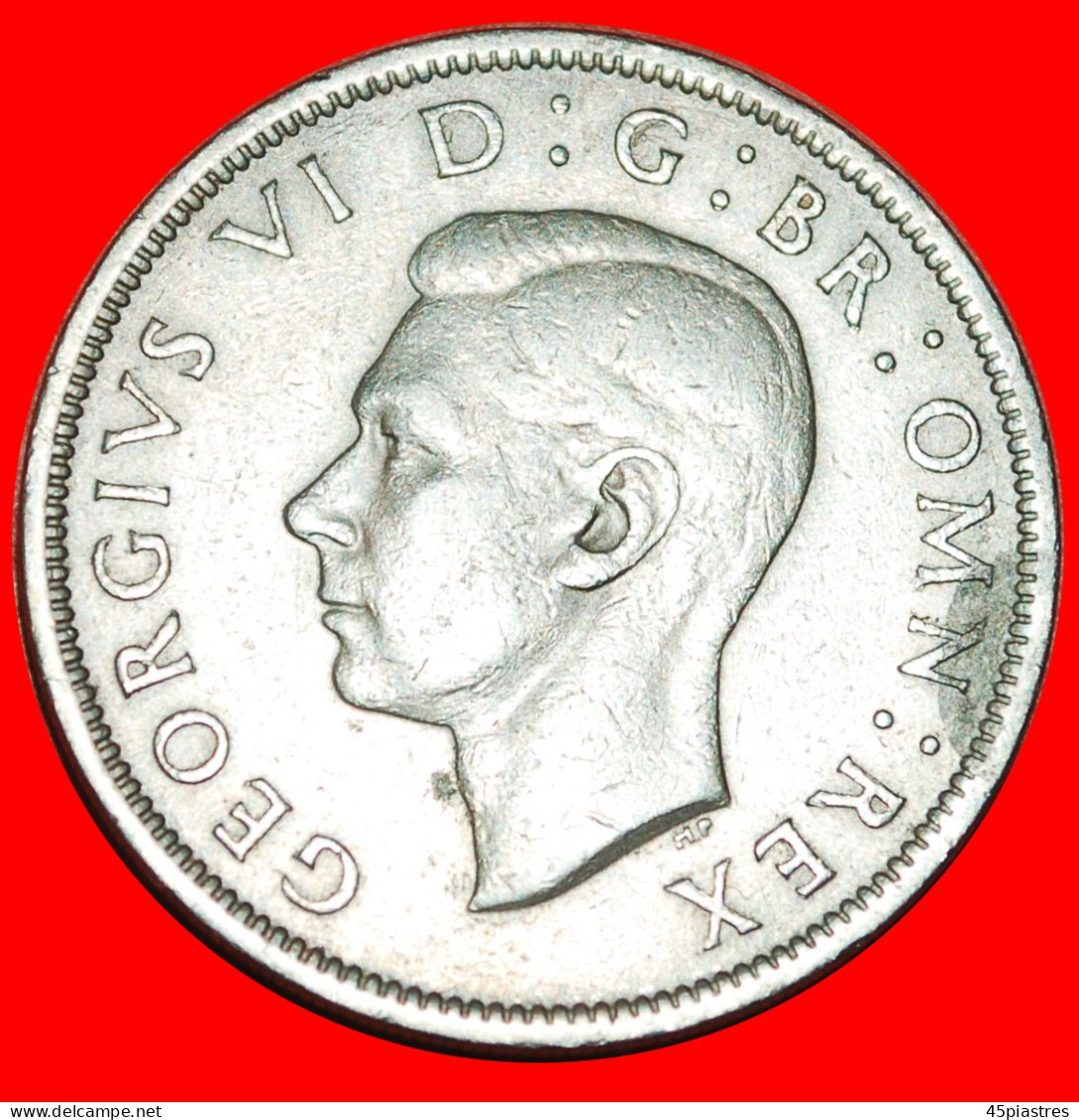 * LAST TYPE 1949-1951:UNITED KINGDOM  2 SHILLINGS FLORIN 1951! GEORGE VI (1937-1952)! BRITAIN·  LOW START · NO RESERVE! - J. 1 Florin / 2 Schillings