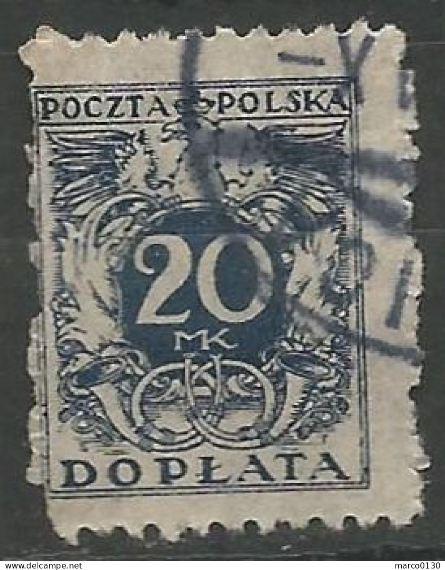 POLOGNE / TAXE N° 42 OBLITERE - Postage Due